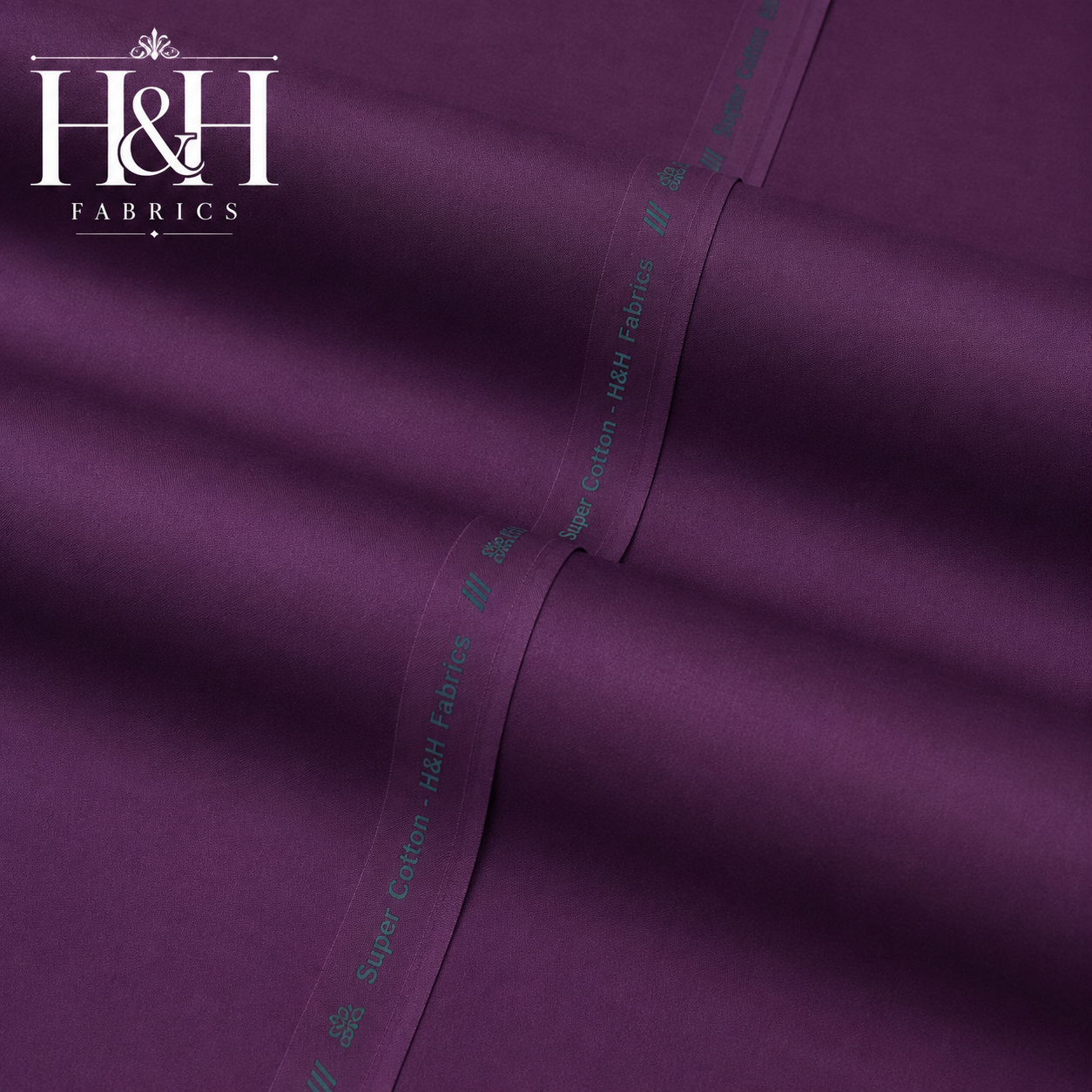 purple super cotton Super Cot Plain Hard Cotton Suit - Image 1
